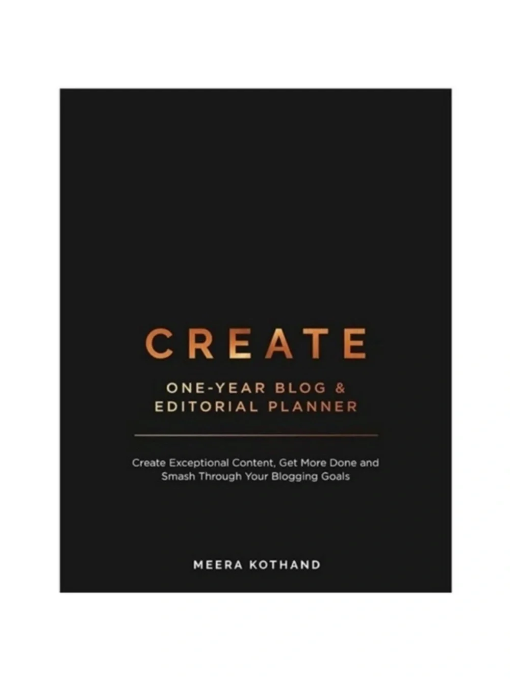 Content planner workbook editorial blogging goals create on year calendar blog